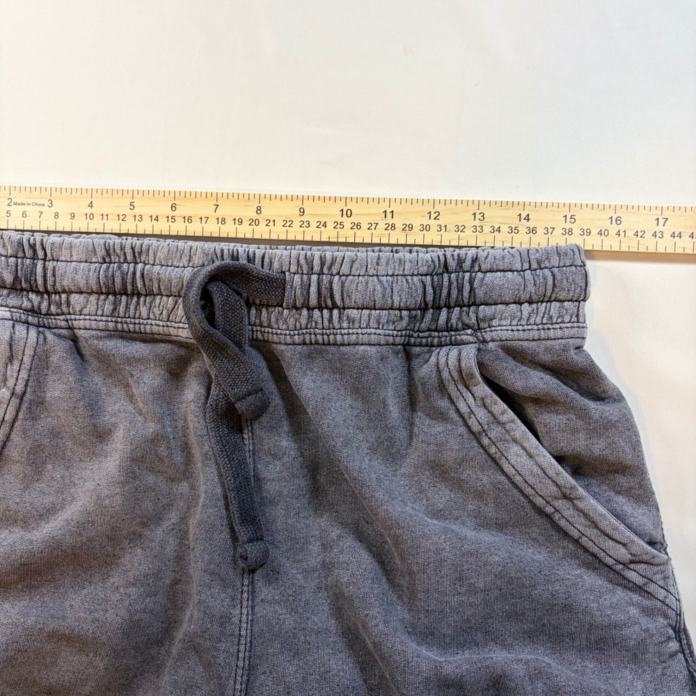 Love and Farewell Mineral Wash Butterfly Heart Joggers Charcoal Sweatpants M - Picture 11 of 13